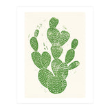 Linocut Cacti #1 (Print Only) thumbnail