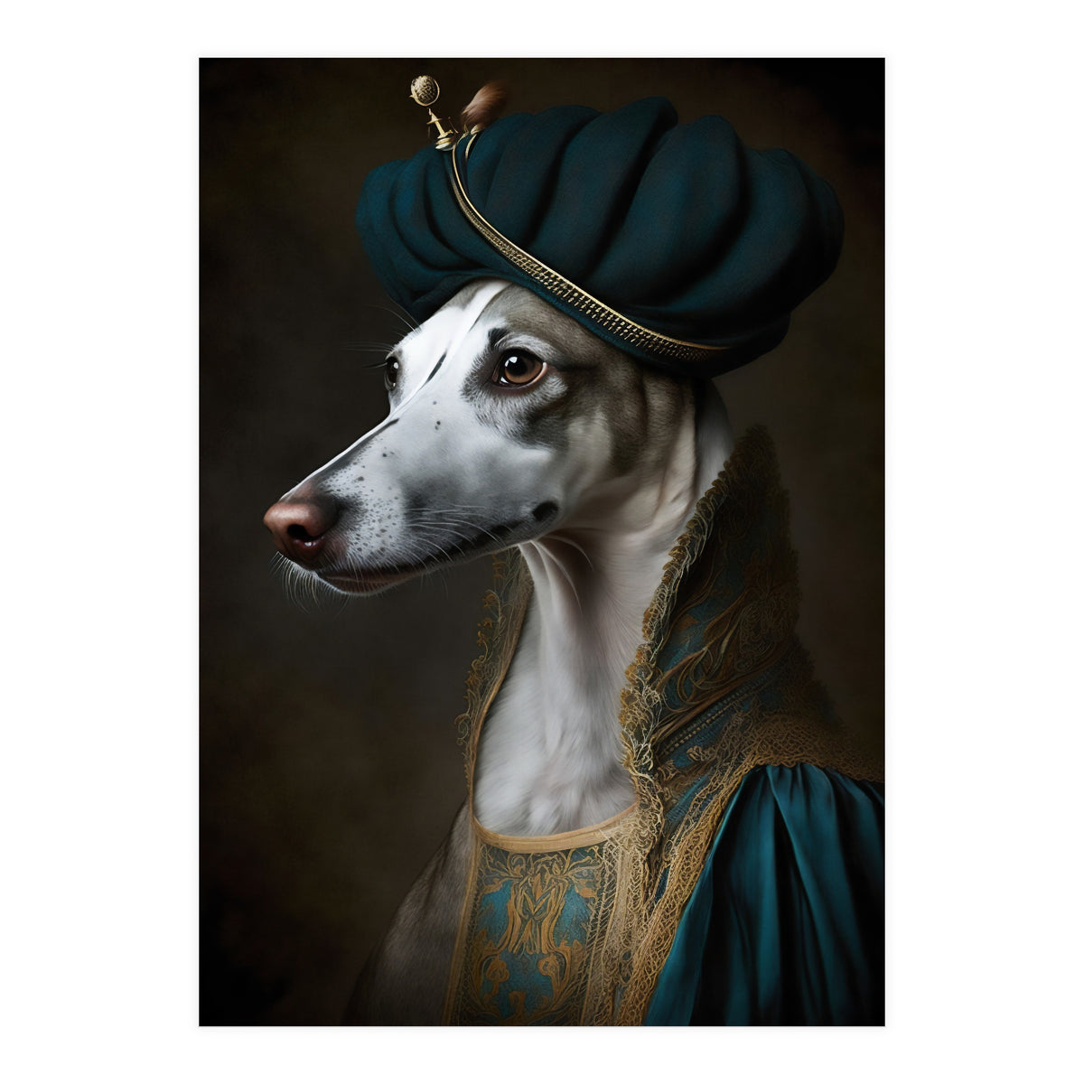Regal Whippet (Print Only)