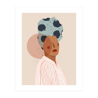 Lady with stripes (Print Only)
