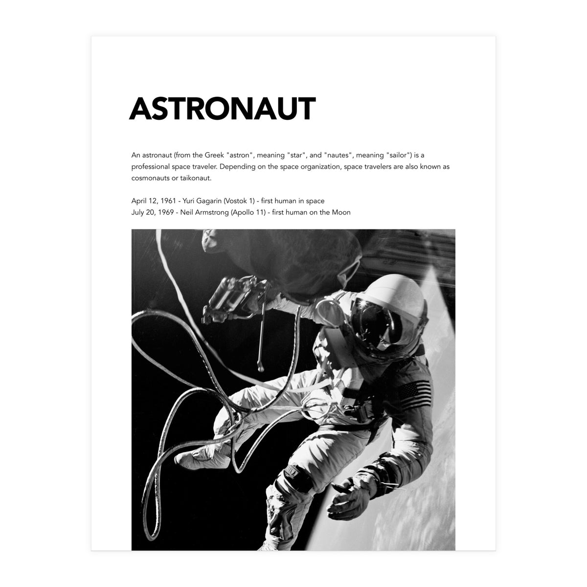 ASTRONAUT (Print Only)