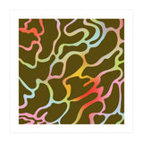 Colorful Wavy Lines Pattern \\ Multicolor Gradient (Print Only) thumbnail