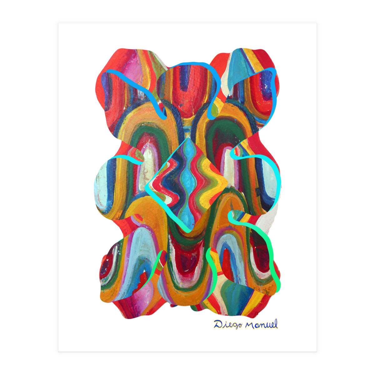 Pop Abstract Asimetrico 24 Copia (Print Only)