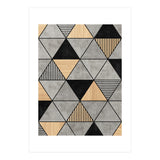 Concrete and Wood Triangles 2 (Print Only) thumbnail