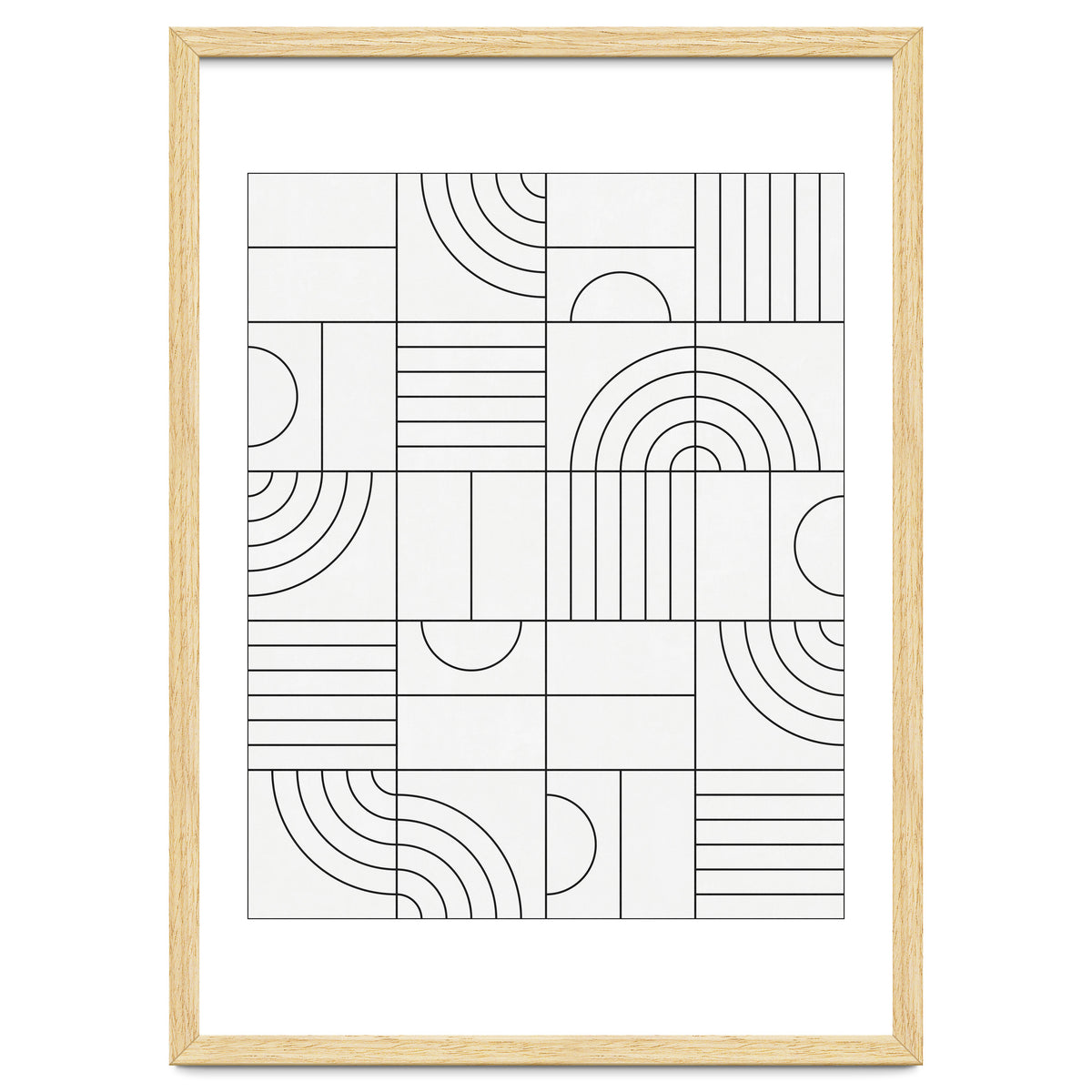 My Favorite Geometric Patterns No.19 - White