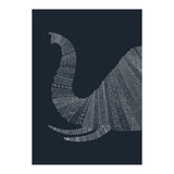 Elephant Blue Poster (Print Only) thumbnail
