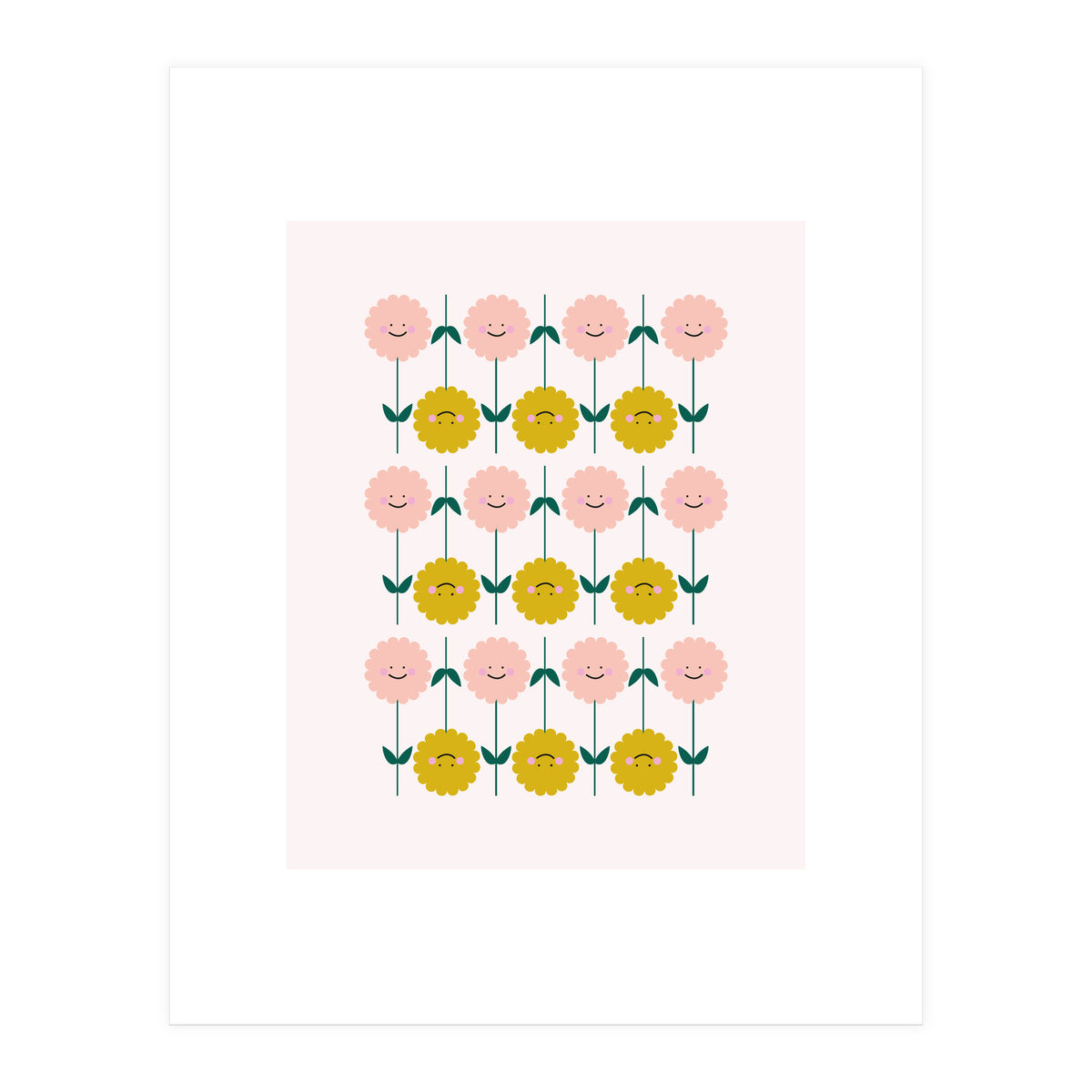 Smiling Flowers1 Rgb (Print Only)