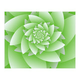 Abstract Green Floral Optical Illusions Art (Print Only) thumbnail
