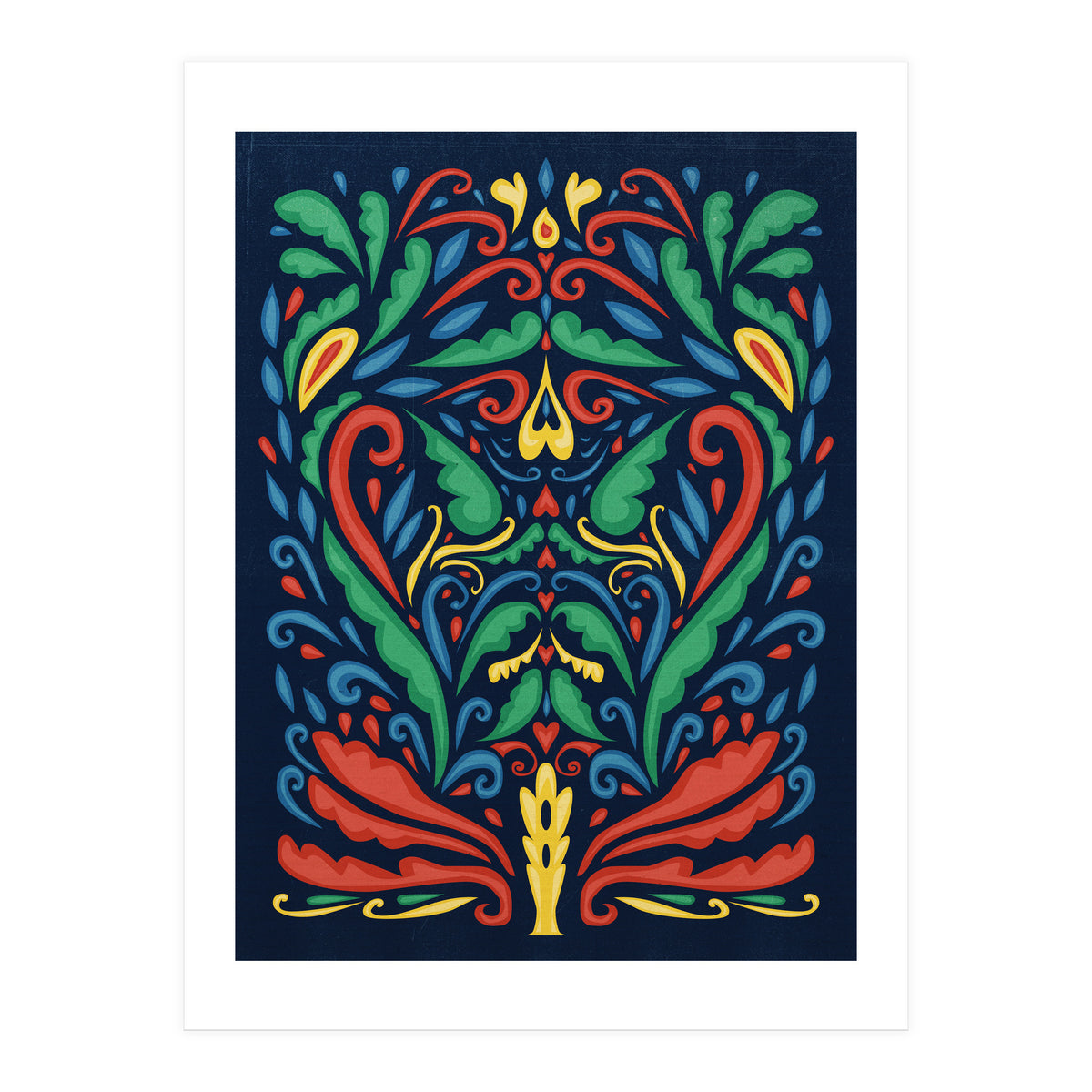 Art Nouveau Folk Art Style (Print Only)