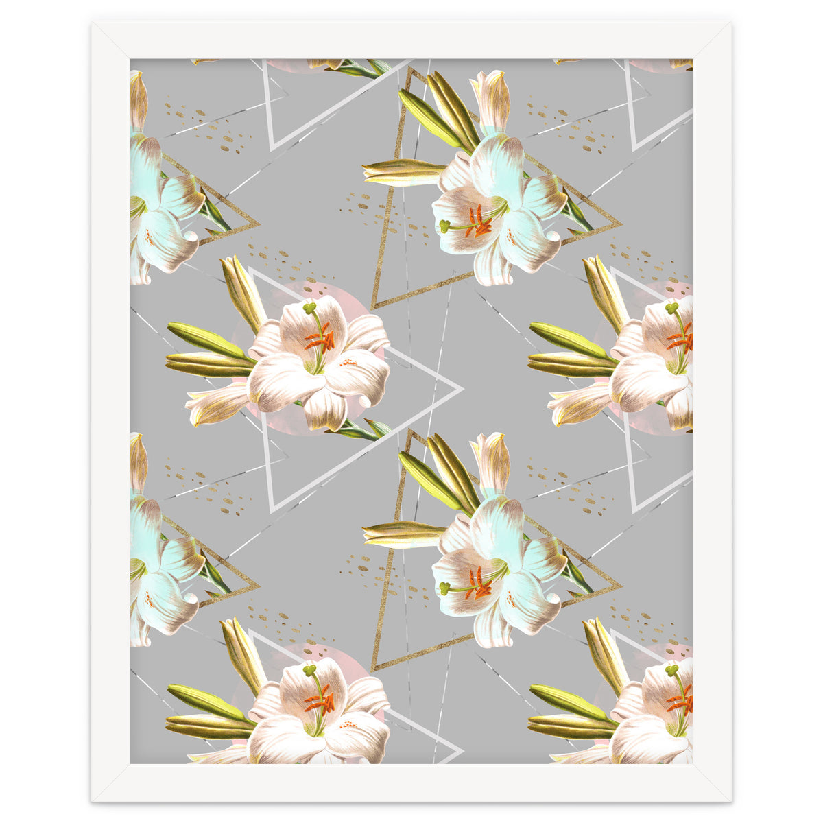 Botanical blooming with geometric 02