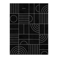 My Favorite Geometric Patterns No.27 - Black (Print Only)