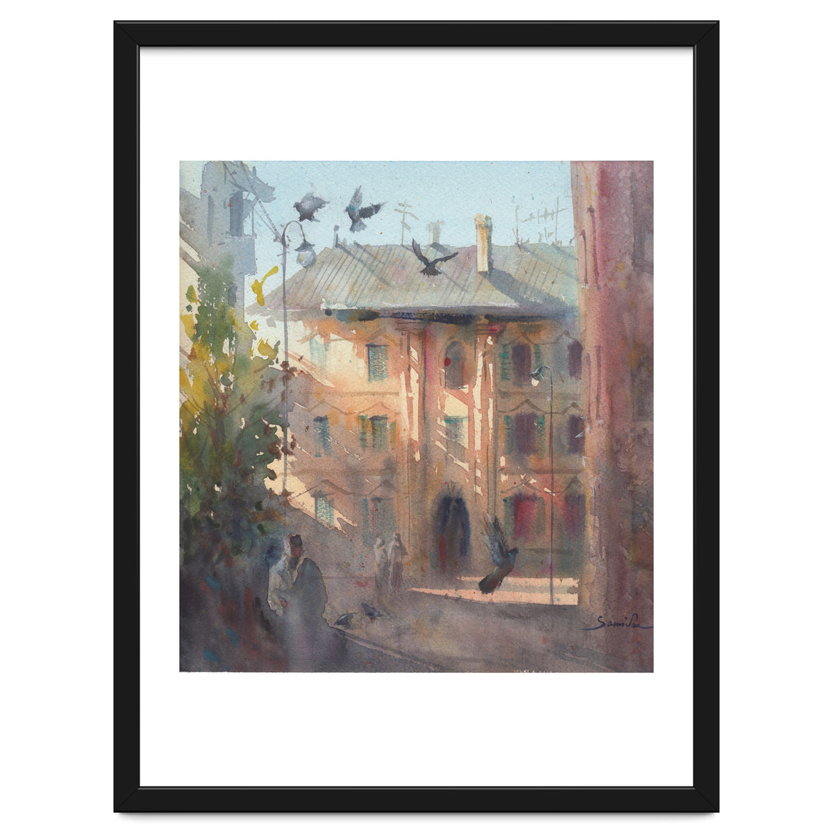 Sunny morning in Italy