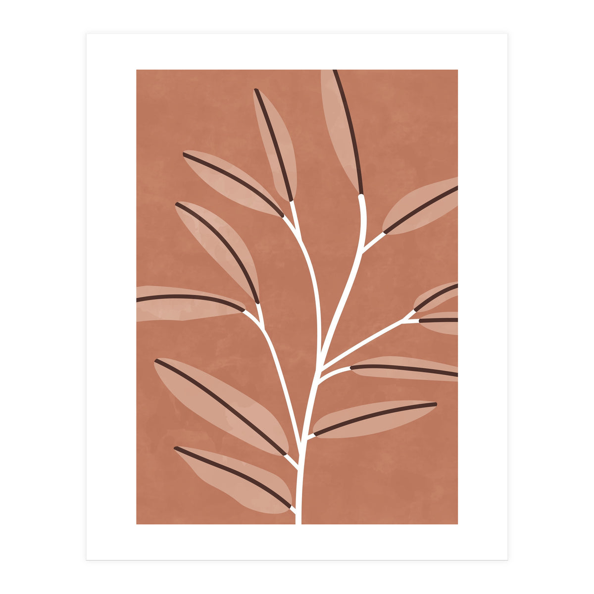 Mid Century Modern Plant (Print Only)