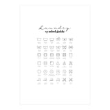 Laundry Symbol Guide Print (Print Only) thumbnail