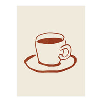 Coffee \\ Line Art (Print Only)