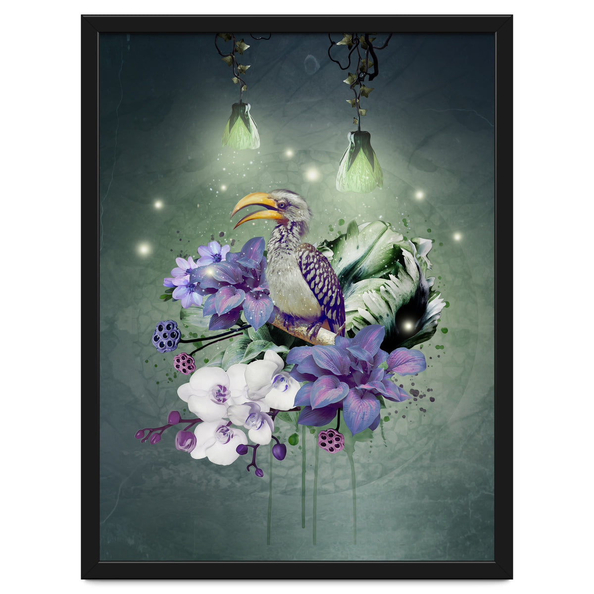 Floral Magic Hornbill