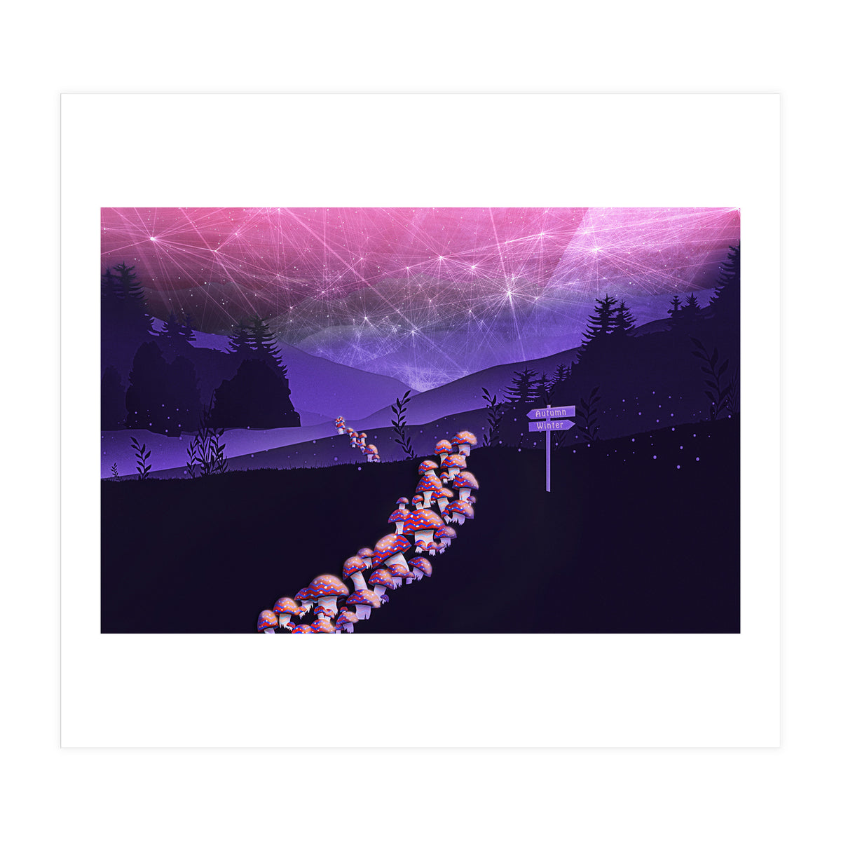 Mushroom Wanderlust (Print Only)