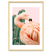 Flamingo & Cactus