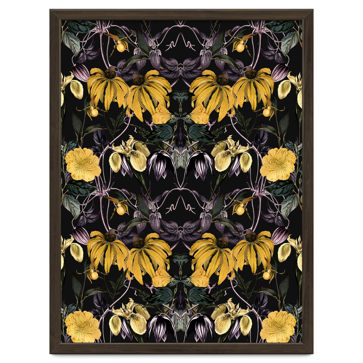 Nocturnal botanical garden kaleidoscope