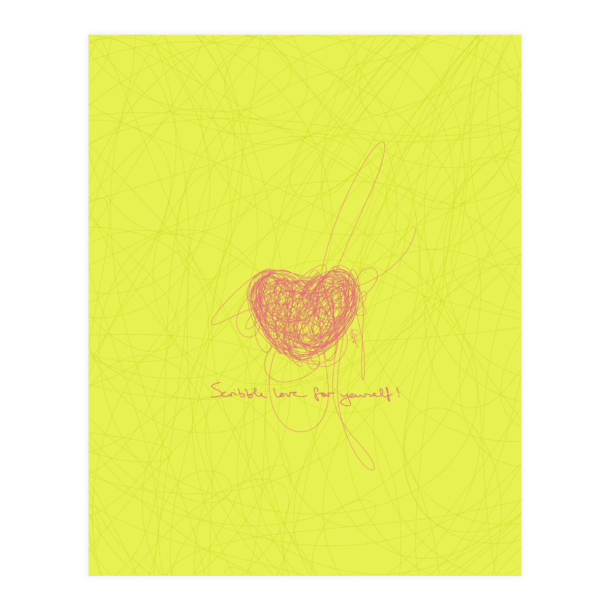 Sentimental Scribble 1 (Print Only)