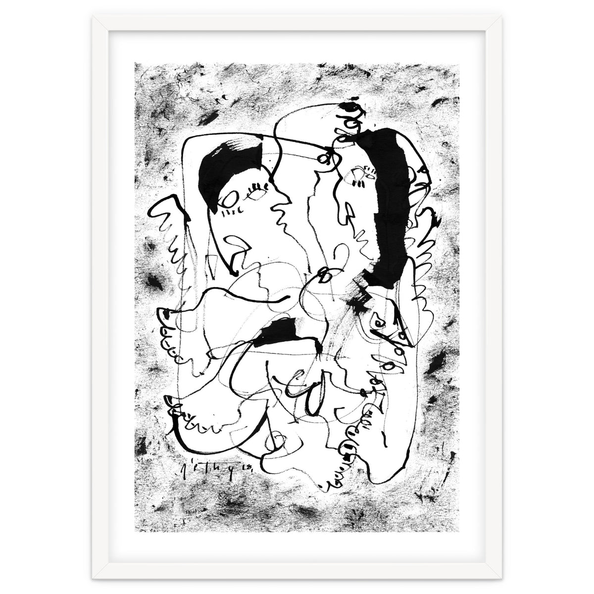 Dancing Forever - b&w