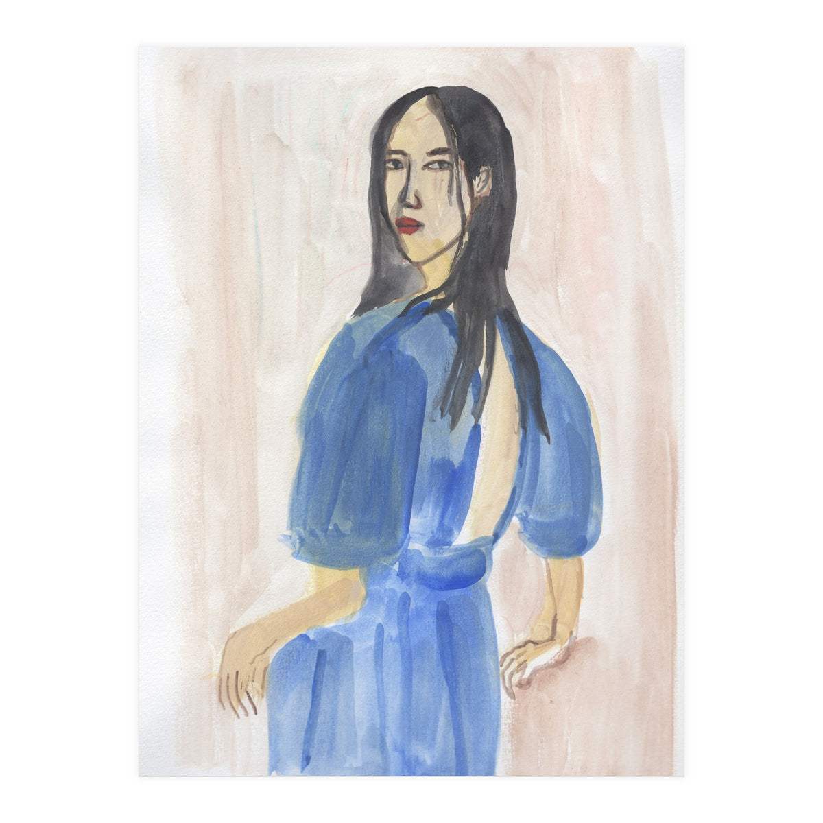 The Blue Dress (Print Only)