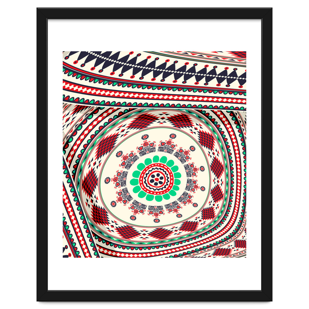 Romanian embroidery background 7