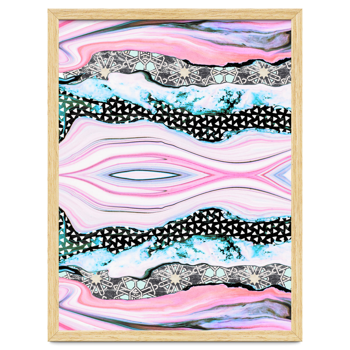 Abstract shapes of marble and patterns