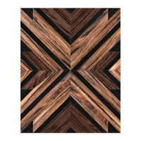 Urban Tribal Pattern No.3 - Wood (Print Only)