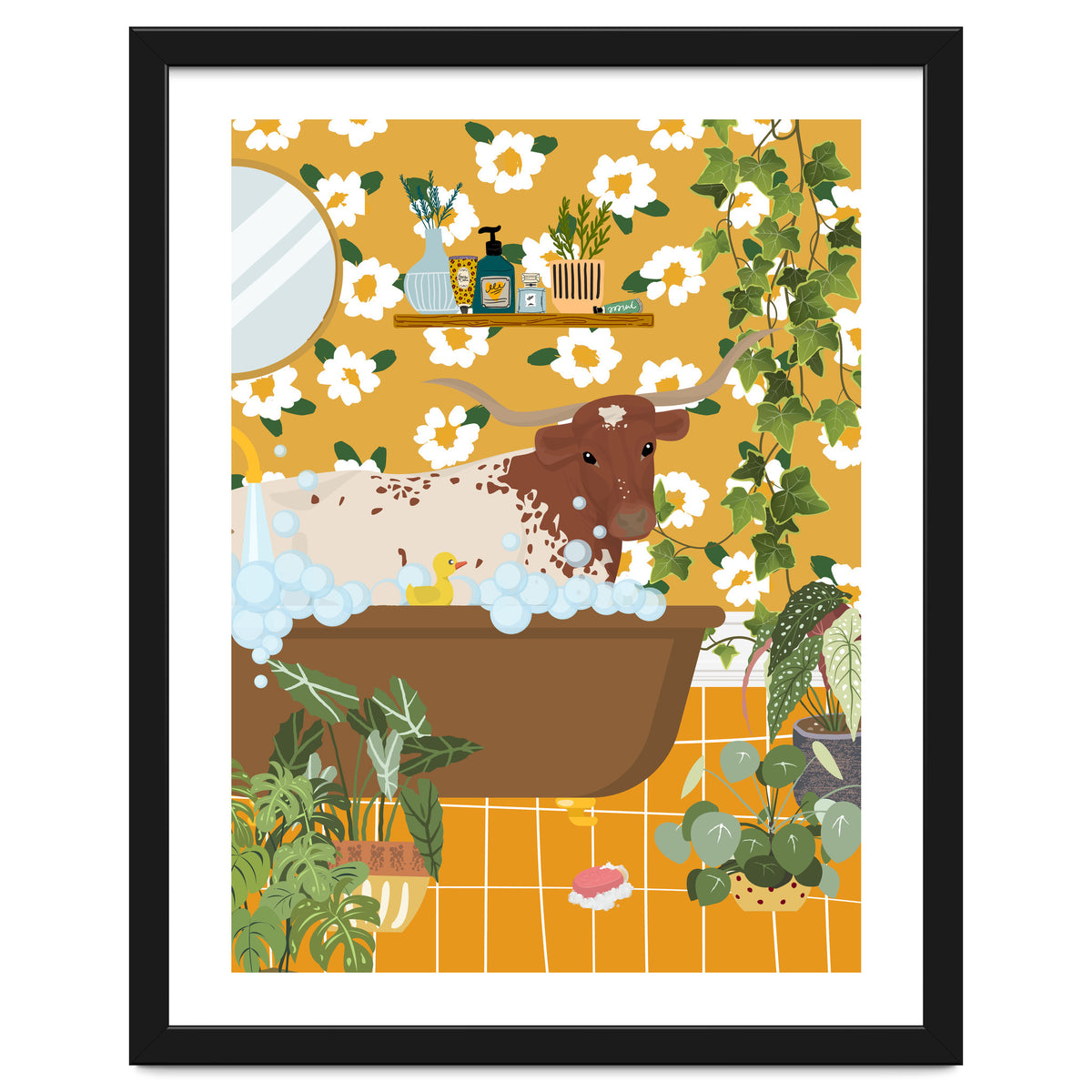 Texas Longhorn in My Bathtub