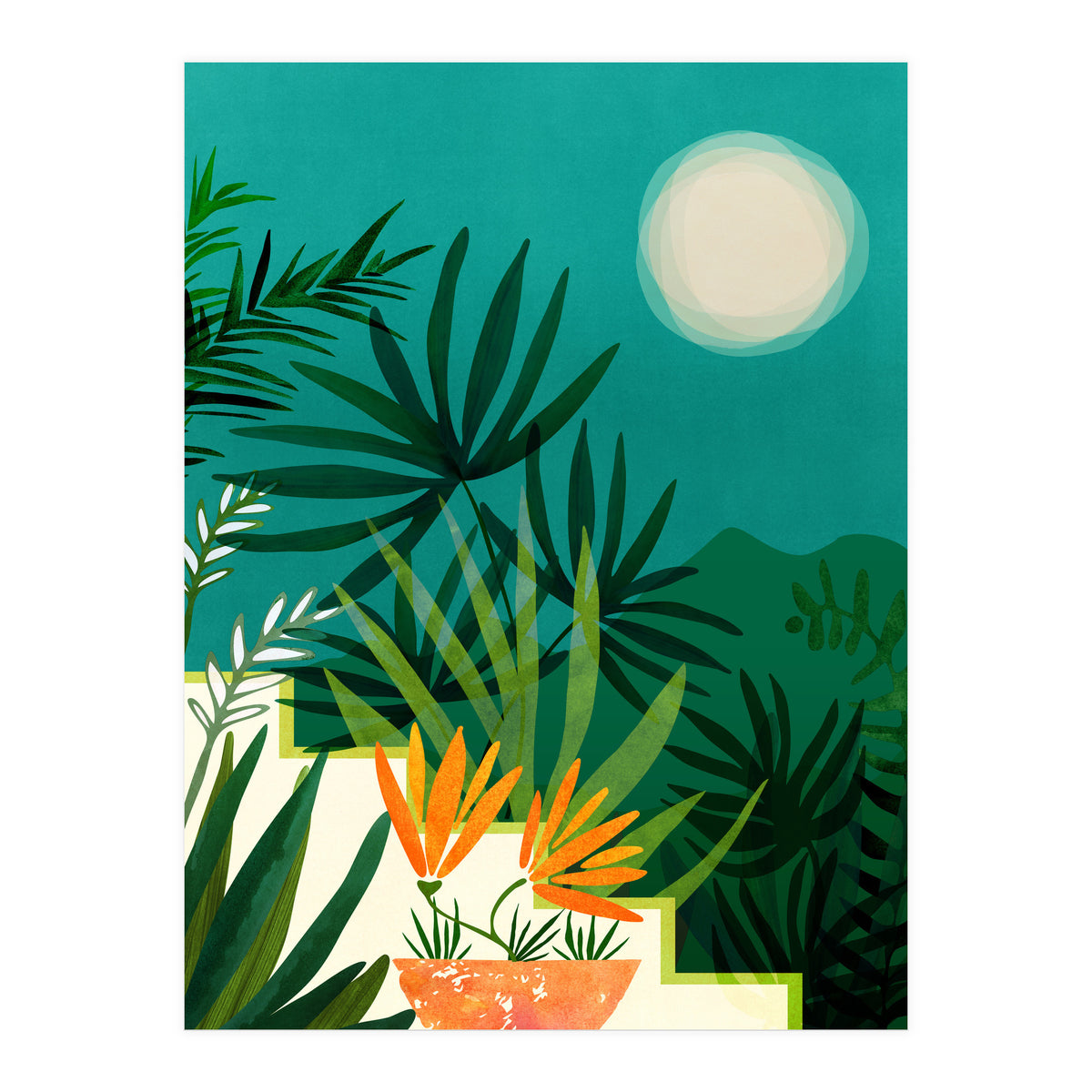 Tropical Moonlight (Print Only)