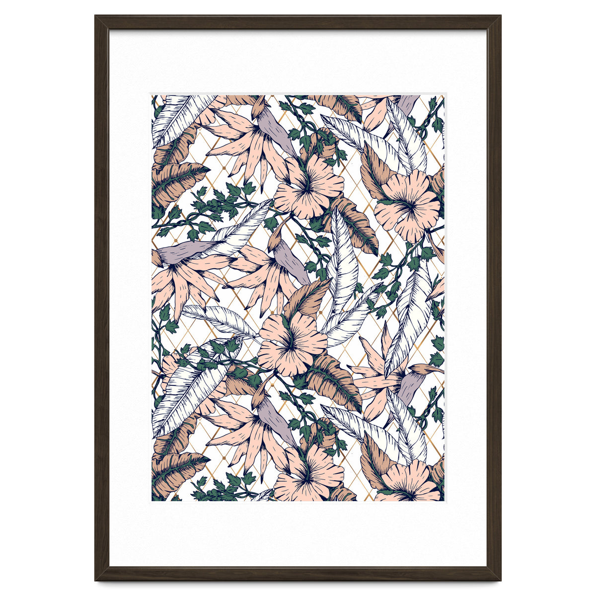 Exotic flowering and pattern geometric