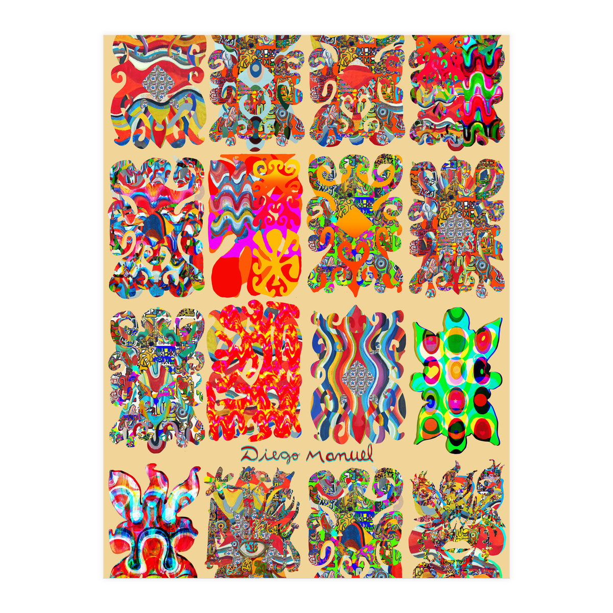 Tapiz Perfiles 2023 27 (Print Only)