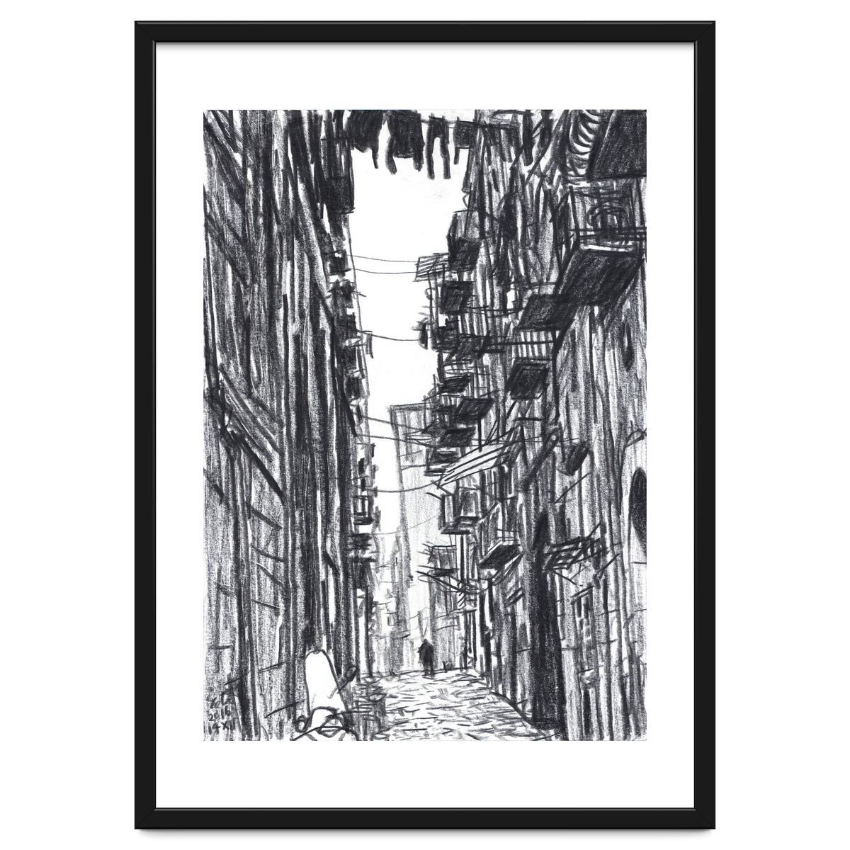 Napoli's Narrow Street