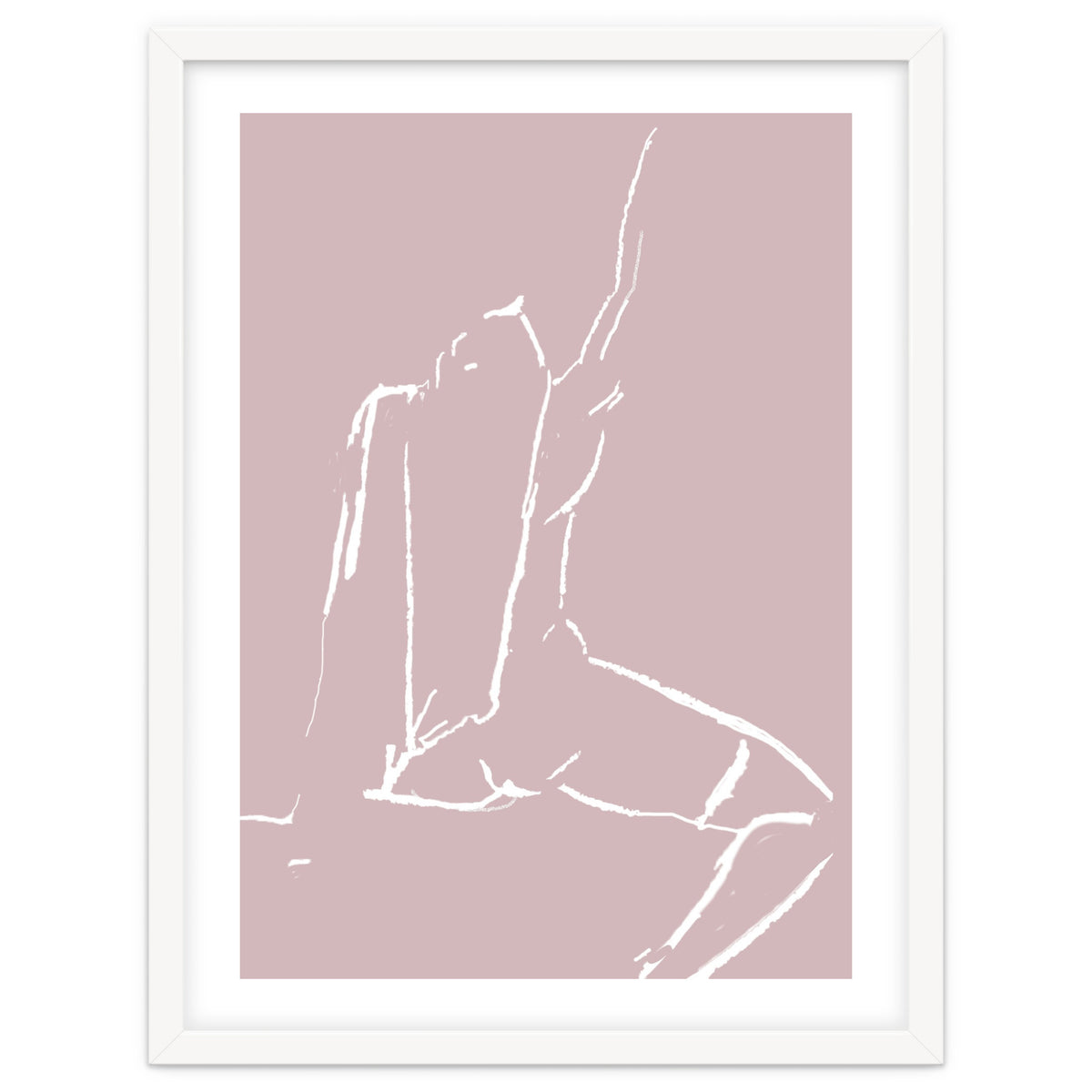 Seated Woman Pink