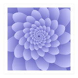 3 D Modern Purple Floral (Print Only) thumbnail