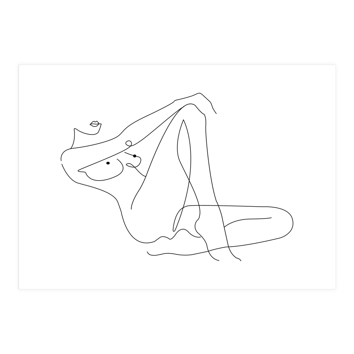 Lying woman (Print Only)