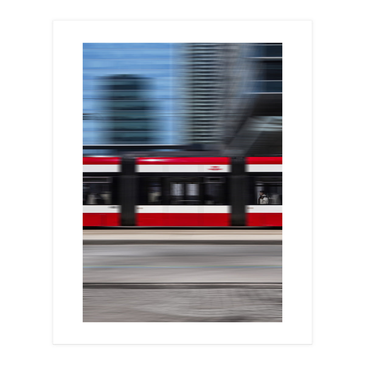 The 509 Harbourfront Streetcar Blur Version No 5 (Print Only)