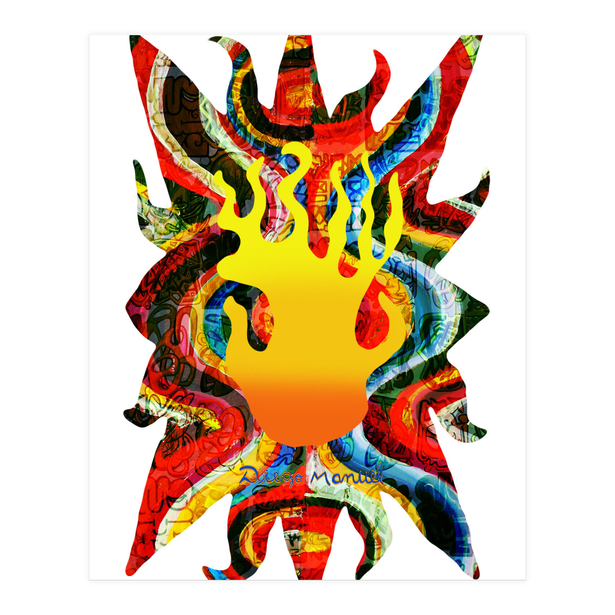 Fuego 17 Copia (Print Only)