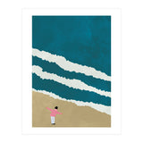 Minimalist Beach Illustration (Print Only) thumbnail