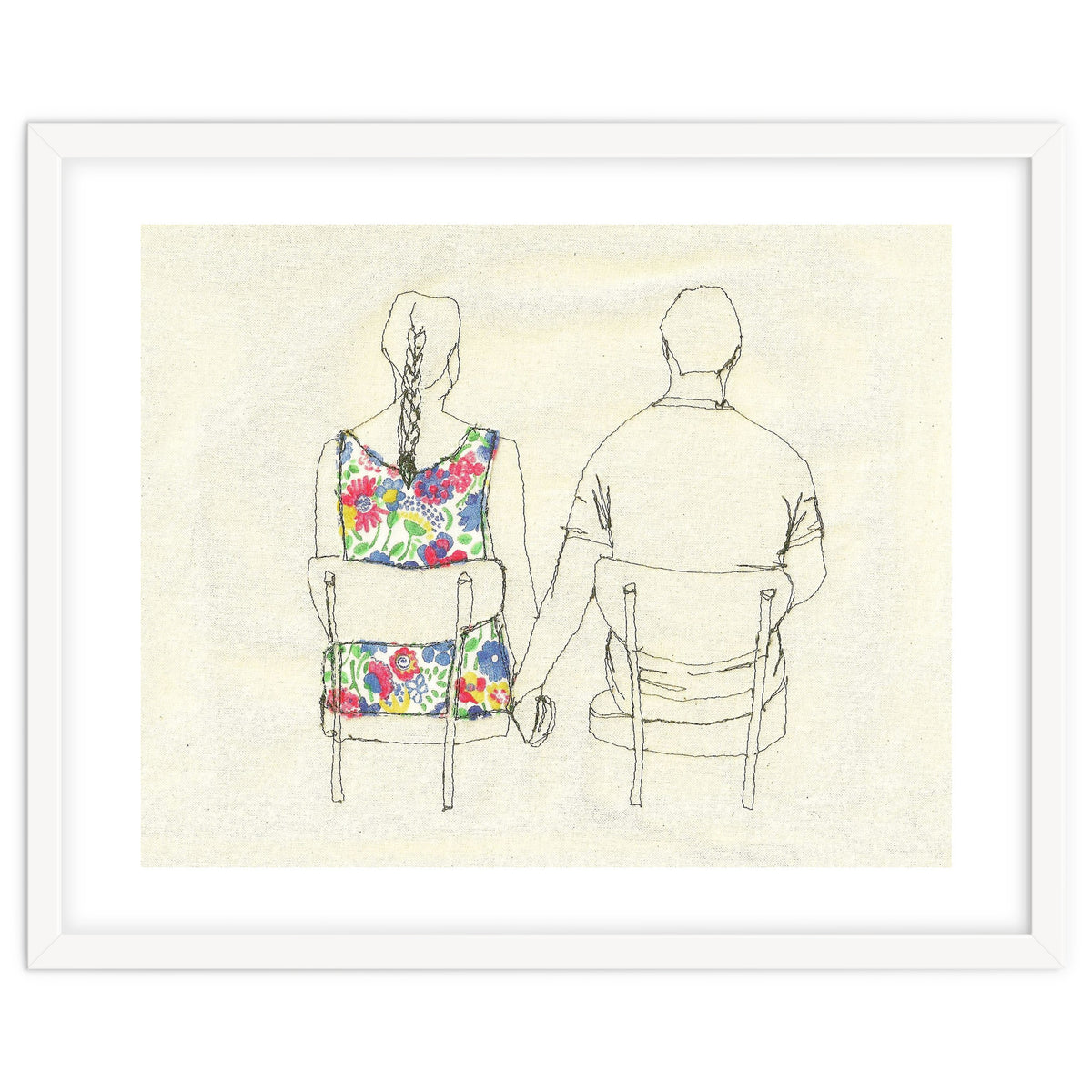 Colourful Couple Print