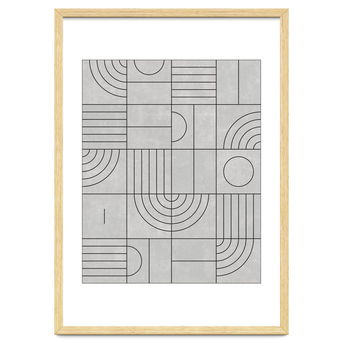 My Favorite Geometric Patterns No.21 - Grey