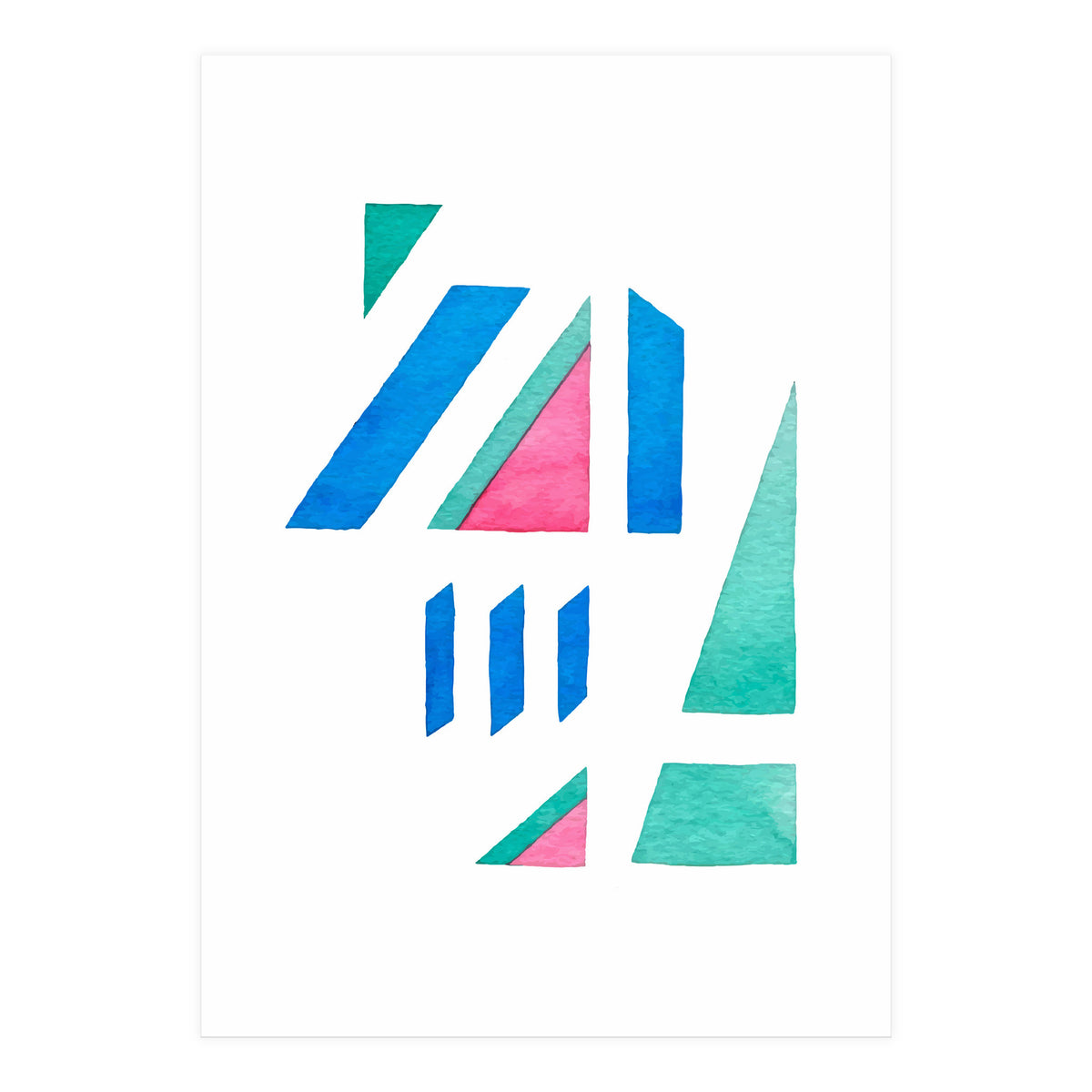 Modern Abstract Watercolor (Print Only)