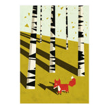 Fox In Birchland (Print Only) thumbnail