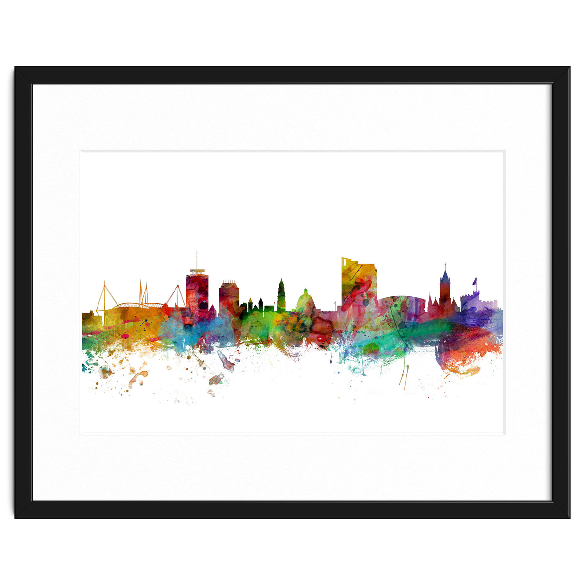 Cardiff Wales Skyline