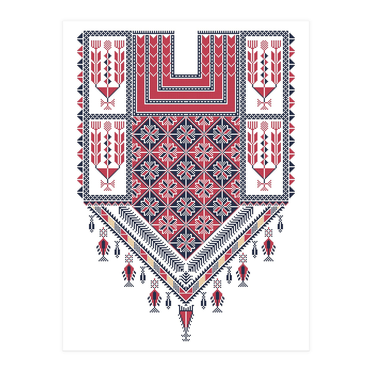 Tatreez Ornament 15 (Print Only)