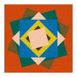 Kilim Floral Orange (Print Only) thumbnail