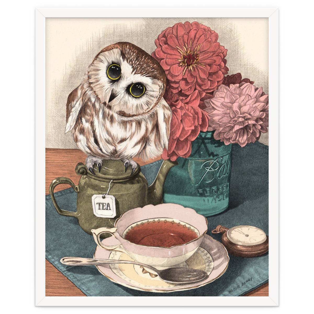 Sweet Little Tea Owl