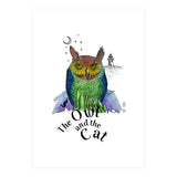The Owl And The Cat (Print Only) thumbnail