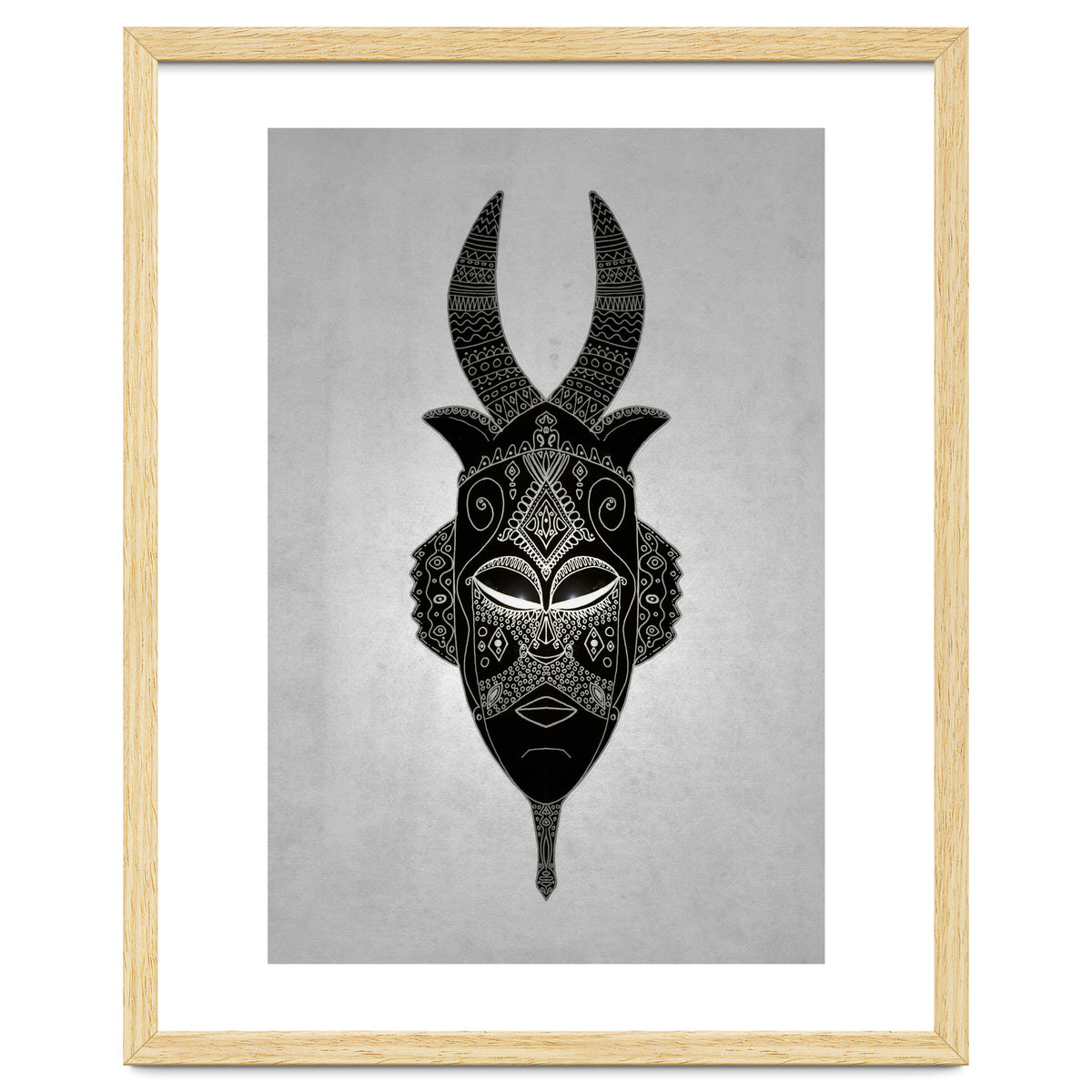 Horned Tribal Mask