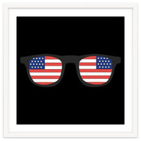 4th Of July, USA Glasses.